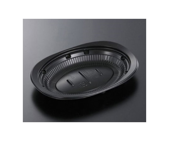 中央化学 惣菜容器 CT街デリランチ D21 本体 黒 600枚 12617 1ケース(ご注文単位1ケース)【直送品】