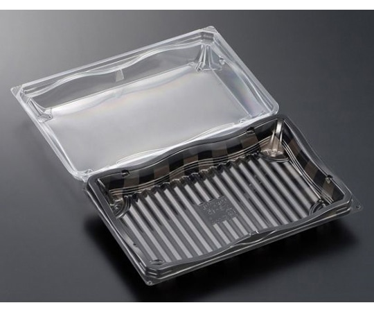 中央化学 フードパック リップル 23-15 デュークBK 400枚 139444 1ケース(ご注文単位1ケース)【直送品】