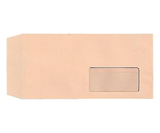 キングコーポレーション 窓付封筒 長3 ピンク 80g 100枚 テープ付 N3SM80PQ 1パック(ご注文単位1パック)【直送品】