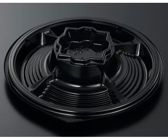 中央化学 オードブル容器 HSデリデコ M24-5 黒-BK 身-1 360枚 376475 1ケース(ご注文単位1ケース)【直送品】