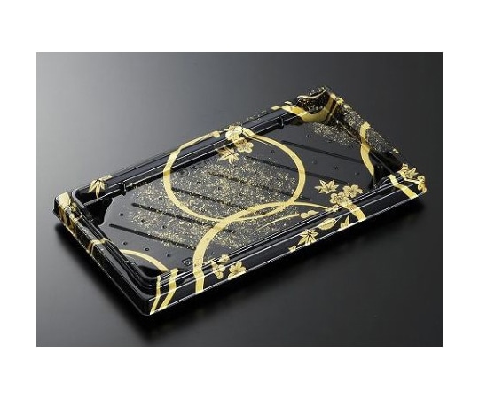 中央化学 寿司容器 HSはこ折り 12-2 松月BK-BK身 400枚 169409 1ケース(ご注文単位1ケース)【直送品】