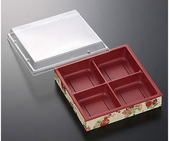 中央化学 折箱 CWH-角5.5-4 赤-鼓(ボ)400枚 961888 1ケース(ご注文単位1ケース)【直送品】