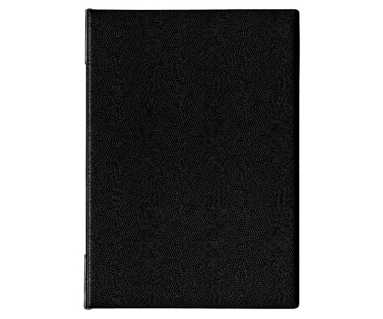 オープン工業 メニューファイル レザー調 A4 4頁 黒 MN-150-BK 1個（ご注文単位1個）【直送品】