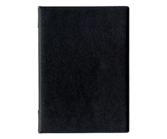 オープン工業 メニューファイル レザー調 A4 4頁 黒 MN-153-BK 1個（ご注文単位1個）【直送品】