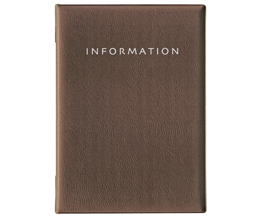 オープン工業 インフォメーションファイル A4 8頁 茶 MN-180-BR 1個（ご注文単位1個）【直送品】