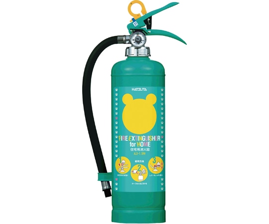 初田製作所 クマさん住宅用強化液消火器 ALS-1.5RH 1個(ご注文単位1個)【直送品】
