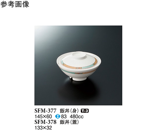 スリーライン 飯丼(身) モカ 10個入 SFM-377 1袋（ご注文単位1袋）【直送品】