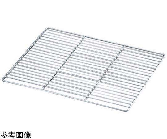 アズワン 18-8ケーキクーラー角型 足無 大  1枚(ご注文単位1枚)【直送品】