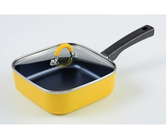 和平フレイズ Tomay IH対応スクエアパン イエロー RB-1569 1個（ご注文単位1個）【直送品】