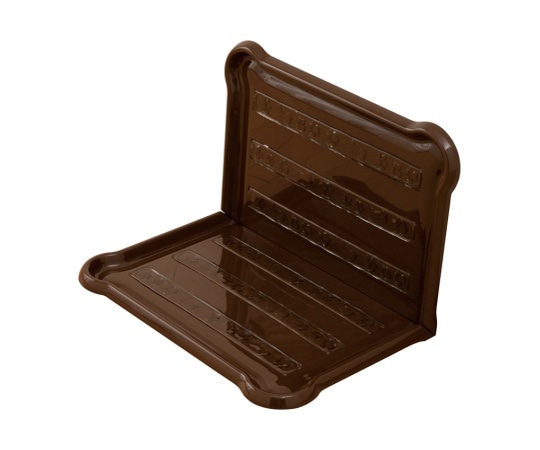 アイリスオーヤマ シーツぴたっとトレー ワイド ブラウン 480×630×26.5mm P-SPTW 1個（ご注文単位1個）【直送品】