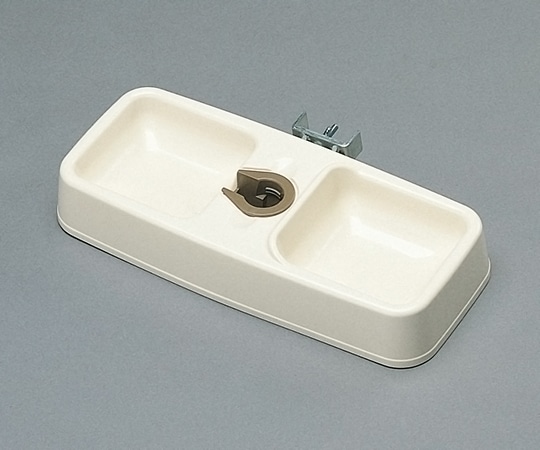 アイリスオーヤマ 給餌給水器ハンガー付き ベージュ 320×170×60mm KH-320 1個（ご注文単位1個）【直送品】