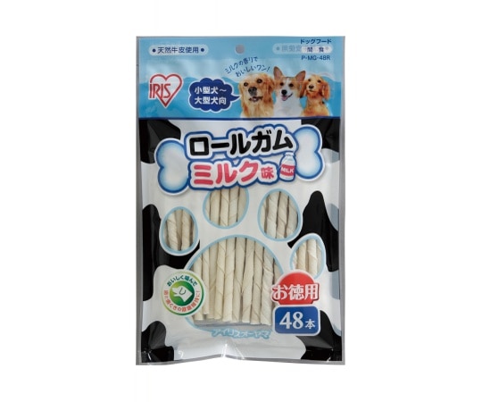 アイリスオーヤマ ロールガムミルク味 P-MG-48R 1袋（ご注文単位1袋）【直送品】