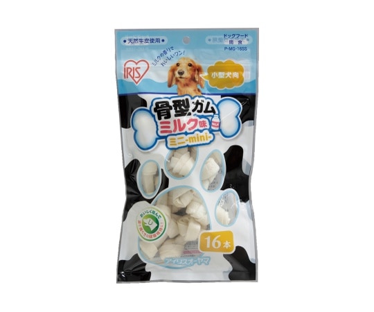 アイリスオーヤマ 骨型ガムミルク味ミニ P-MG-16SS 1袋（ご注文単位1袋）【直送品】