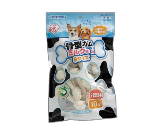 アイリスオーヤマ 骨型ガムミルク味 P-MG-10S 1袋（ご注文単位1袋）【直送品】