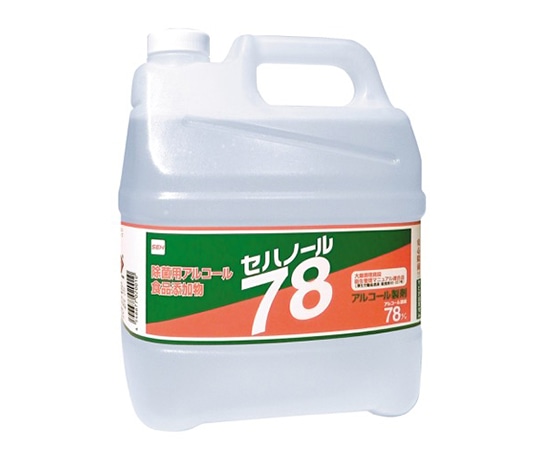 セハージャパン 除菌用アルコール セハノール78 4L×4本 02001 1ケース(ご注文単位1ケース)【直送品】