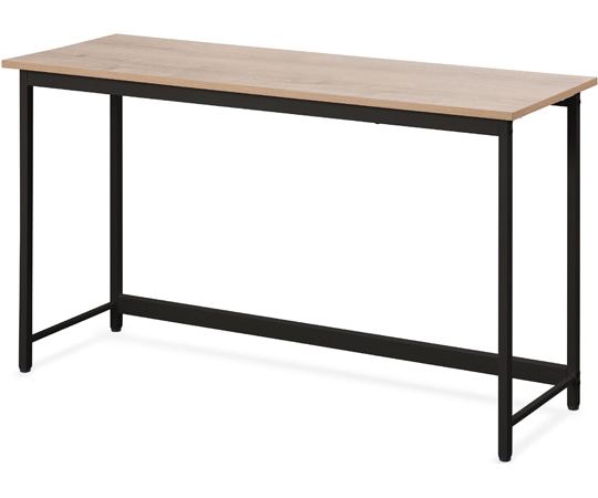 アイリスオーヤマ ベーシックデスク 1200×400 ライトナチュラル/ブラック BDK-1240 1台(ご注文単位1台)【直送品】