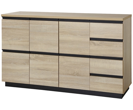 アイリスオーヤマ リビングキャビネット ライトナチュラル RCB-1190 1台（ご注文単位1台）【直送品】