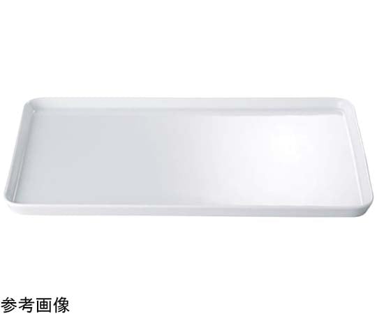 アズワン 白磁 長角ケーキプレート(裏面無釉)12吋 0211-0023 1個(ご注文単位1個)【直送品】