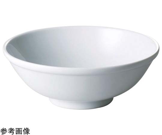 アズワン シノワ白磁 丸玉渕丼 25cm 0402-0701 1個(ご注文単位1個)【直送品】