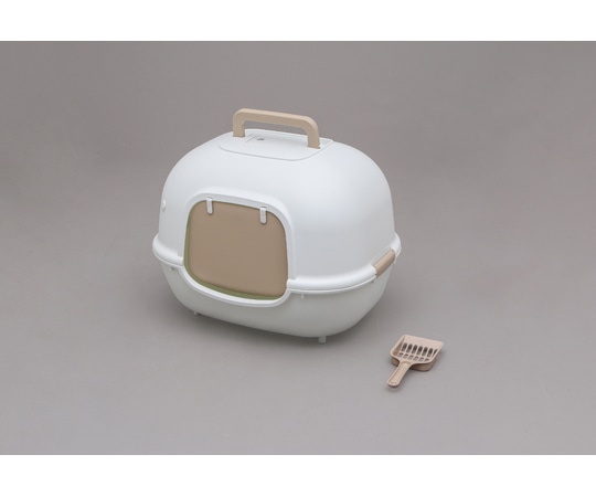 アイリスオーヤマ 脱臭ワイド猫トイレ ホワイト WNT-510 1個（ご注文単位1個）【直送品】