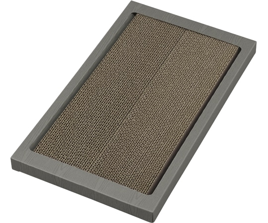 アイリスオーヤマ 猫の爪とぎ ワイドタイプ ブラウン P-NTW-290R 1個（ご注文単位1個）【直送品】