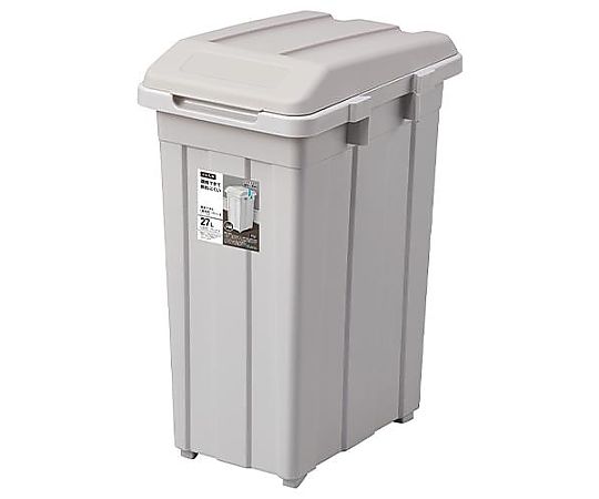 アズワン 367x265x520mm/27L ダストボックス(灰) EA995A-24 1個(ご注文単位1個)【直送品】