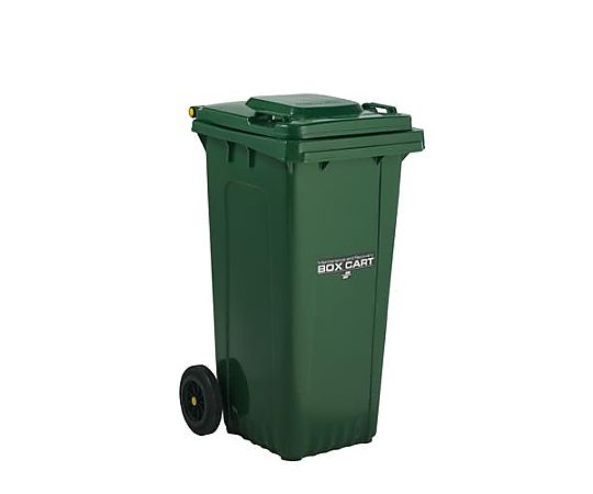 テラモト 120L ダストボックス(キャスター付・緑) EA995A-109 1個(ご注文単位1個)【直送品】