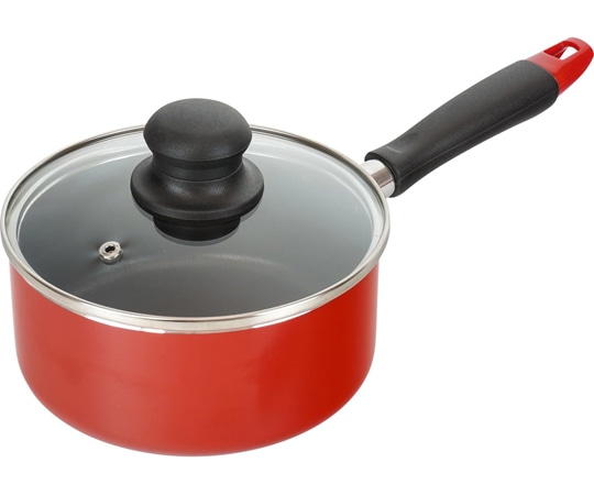 和平フレイズ かちこれ IH片手鍋 16cm(レッド) RB-2911 1個（ご注文単位1個）【直送品】