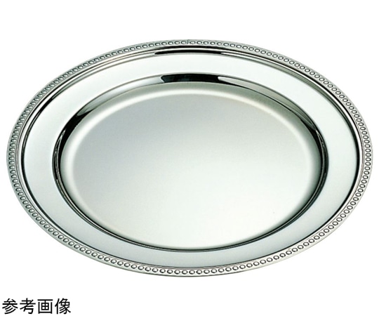 アズワン SW 18-8パール渕丸皿 16インチ  1個（ご注文単位1個）【直送品】