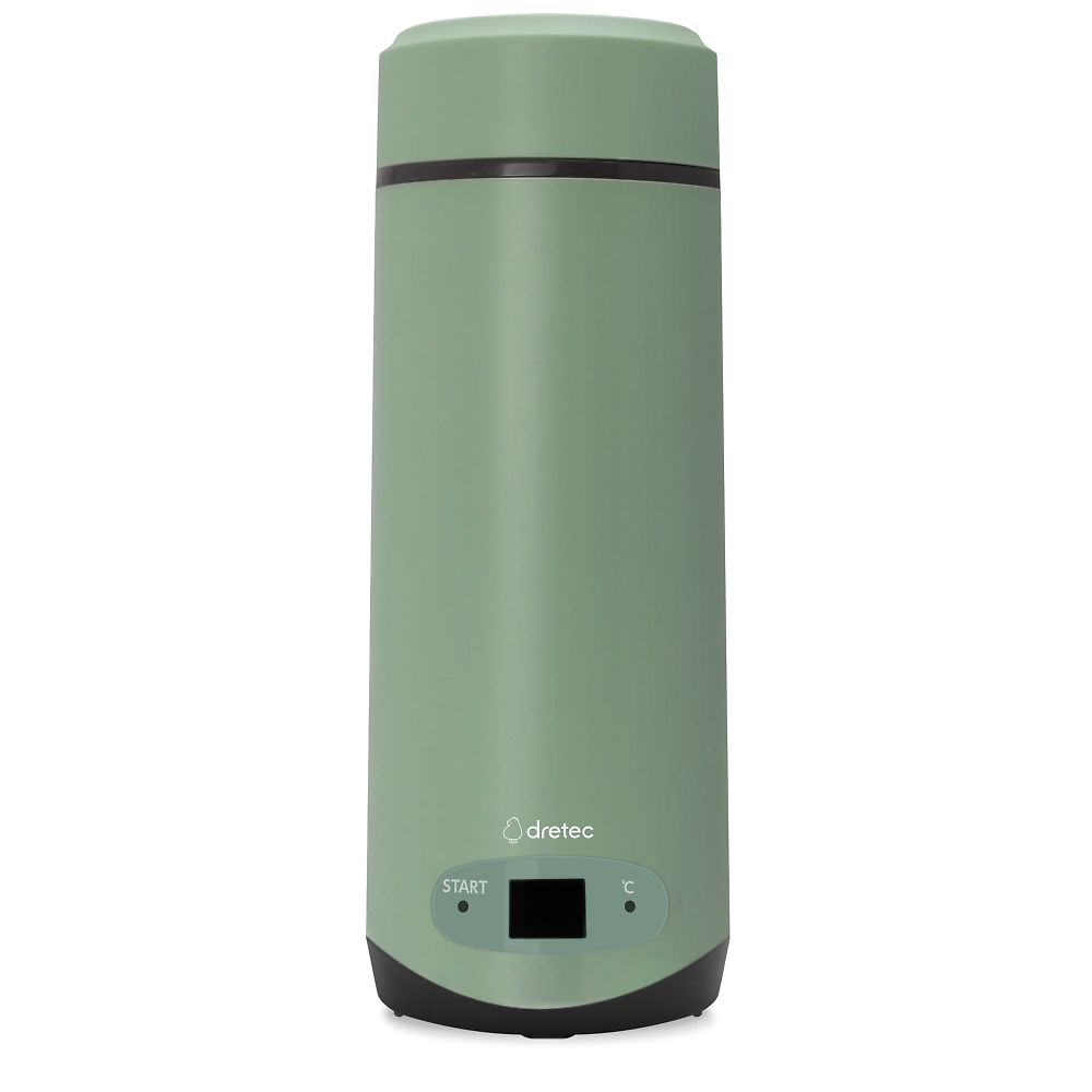 ドリテック 沸かせる温度調節機能付きボトル｢沸かせる温調ボトル｣ グリーン PO-166GN 1個(ご注文単位1個)【直送品】
