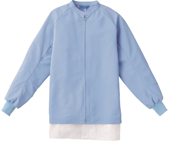 KAZEN ジャンパー(男女兼用) サックス L KZN400-81 L 1着（ご注文単位1着）【直送品】