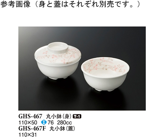 スリーライン 丸小鉢(蓋) シーズン2 110×31mm 10個入 GHS-467F 1袋（ご注文単位1袋）【直送品】