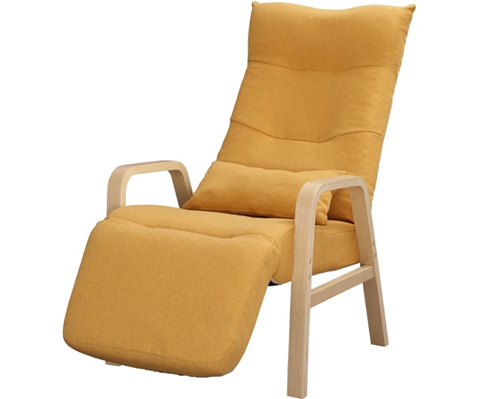 アイリスオーヤマ リクライニングウッドアームチェア ナチュラル FAC-RHB 1台(ご注文単位1台)【直送品】