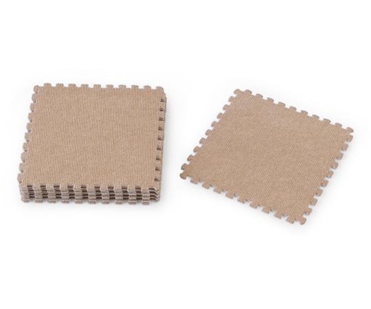 アイリスオーヤマ ジョイントマット(カーペット)ブラウン 9枚入 JTM-32(CPT) 1セット（ご注文単位1セット）【直送品】