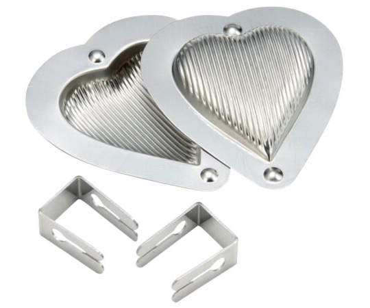 タイガークラウン チョコレートハート型 模様入 #1100 1個（ご注文単位1個）【直送品】