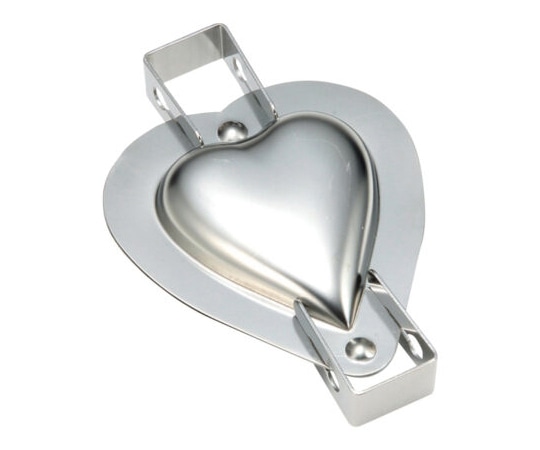 タイガークラウン チョコレートハート型 無地 #1101 1個（ご注文単位1個）【直送品】