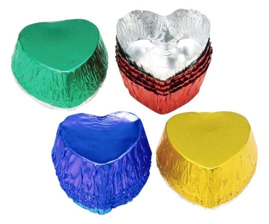 タイガークラウン ミニチュア アルミ ハート 20P 1セット(20枚入) #1932 1セット（ご注文単位1セット）【直送品】