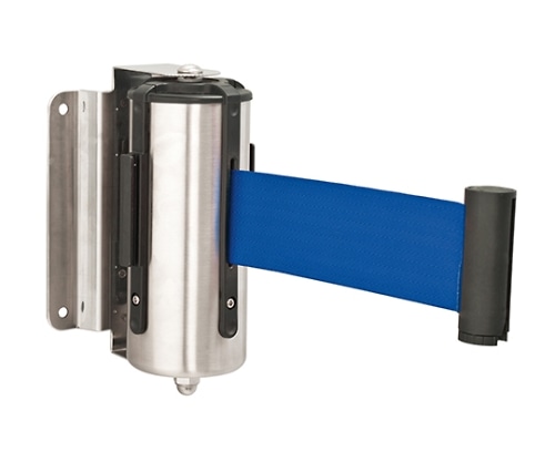 テラモト ウォールジョイントパーテーション ベルト青 SU-661-100-3 1個(ご注文単位1個)【直送品】