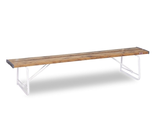 テラモト ベンチ(背なし)1800 木調 BC-300-118-9 1個(ご注文単位1個)【直送品】