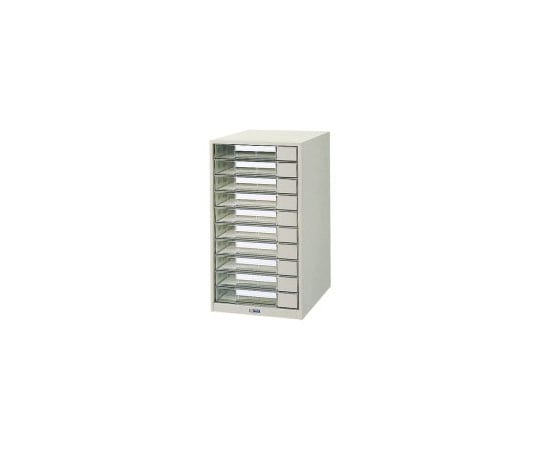 セントラル マイレター卓上タイプ A4 浅型10段 T-1001NG 1個(ご注文単位1個)【直送品】