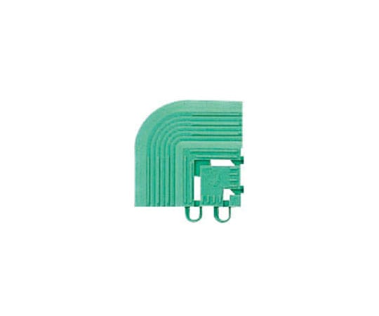 山崎産業(コンドル) 素足スノコ コーナー(グリーン) F-163-FC-G 1枚(ご注文単位1枚)【直送品】