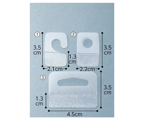 ストア・エキスプレス ワンタッチハンガー W4.5×H3.5 1セット(480枚入) 61-291-9-3 1セット（ご注文単位1セット）【直送品】