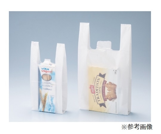 ストア・エキスプレス 白無地レジ袋 薄口タイプ 16×34(23)×横マチ9 入数4000枚 61-294-1-7 1セット（ご注文単位1セット）【直送品】