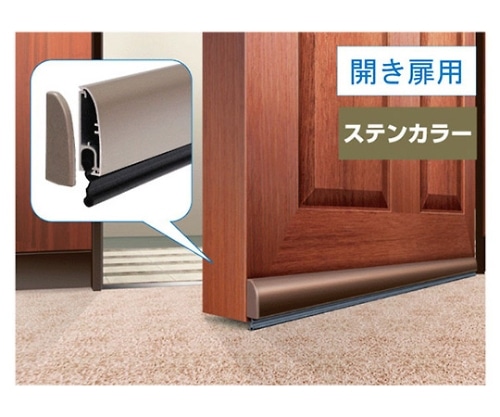 ハイロジック フロアーリック 1000mm ステンカラー 開き戸用 72901 1本(ご注文単位1本)【直送品】