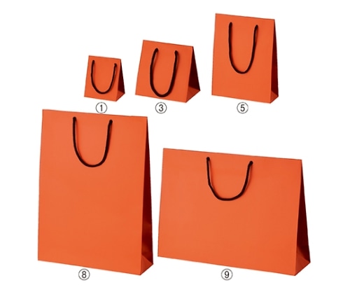 ストア・エキスプレス マット貼り紙袋 オレンジ 33×10×45 入数150枚 61-431-37-17 1セット（ご注文単位1セット）【直送品】