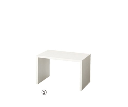 ストア・エキスプレス 木製コの字ディスプレイ ホワイトウッド 大 61-428-8-3 1個（ご注文単位1個）【直送品】