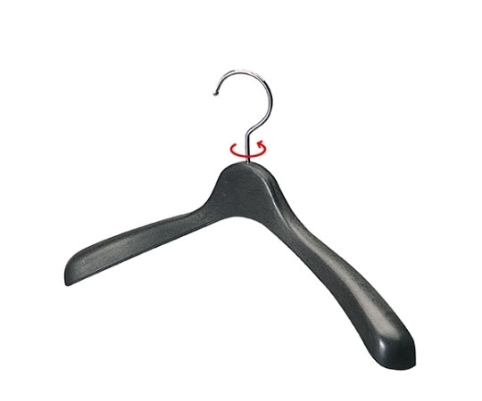 ストア・エキスプレス 発泡ハンガー 黒 W41cm 入数10本 RK-500-2-3 1セット（ご注文単位1セット）【直送品】