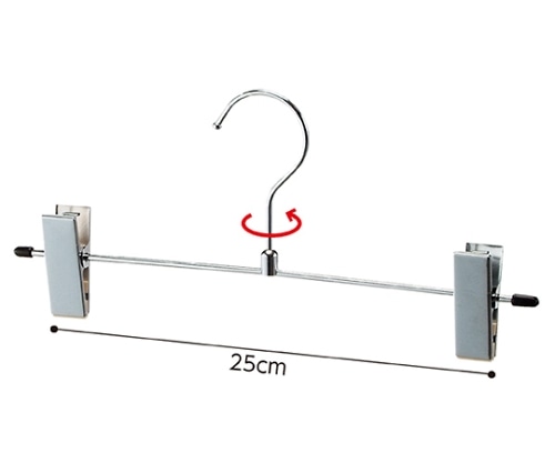 ストア・エキスプレス スチール製ボトムハンガー W28cm×φ4mm 入数10本 61-194-3-1 1セット（ご注文単位1セット）【直送品】