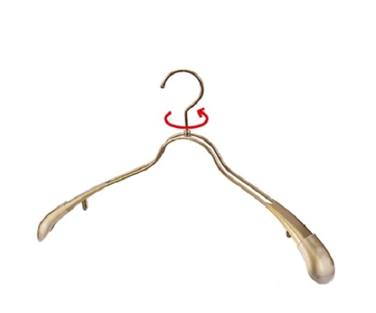 ストア・エキスプレス スチール製ハンガー(丸型) アンティークゴールドW38cm 61-194-6-2 1本（ご注文単位1本）【直送品】