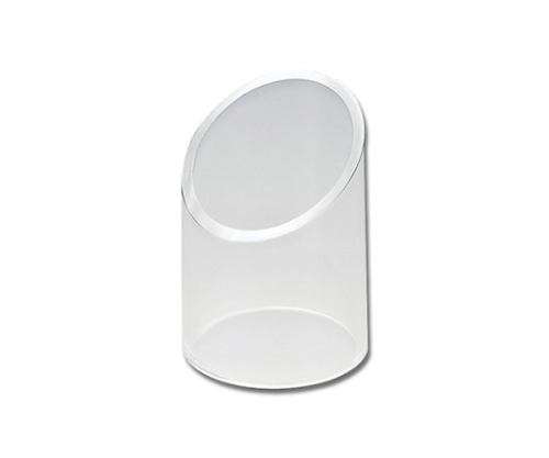 光 アクリル伝票差し 丸 40ミリ×70ミリ×50ミリ T-11 1個（ご注文単位1個）【直送品】